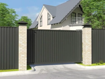 Откатные ворота DoorHan Антрацит